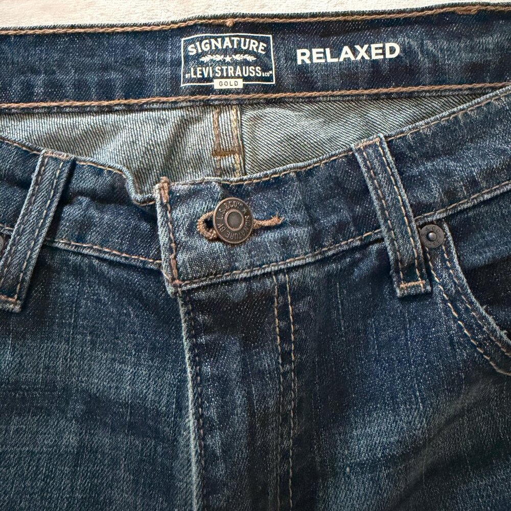 Levi Strauss Signature Gold Relaxed Fit Jeans – Men’s W38 L32